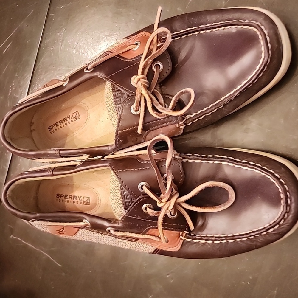 Women's Sperry Topsiders, Size 10 slip ons